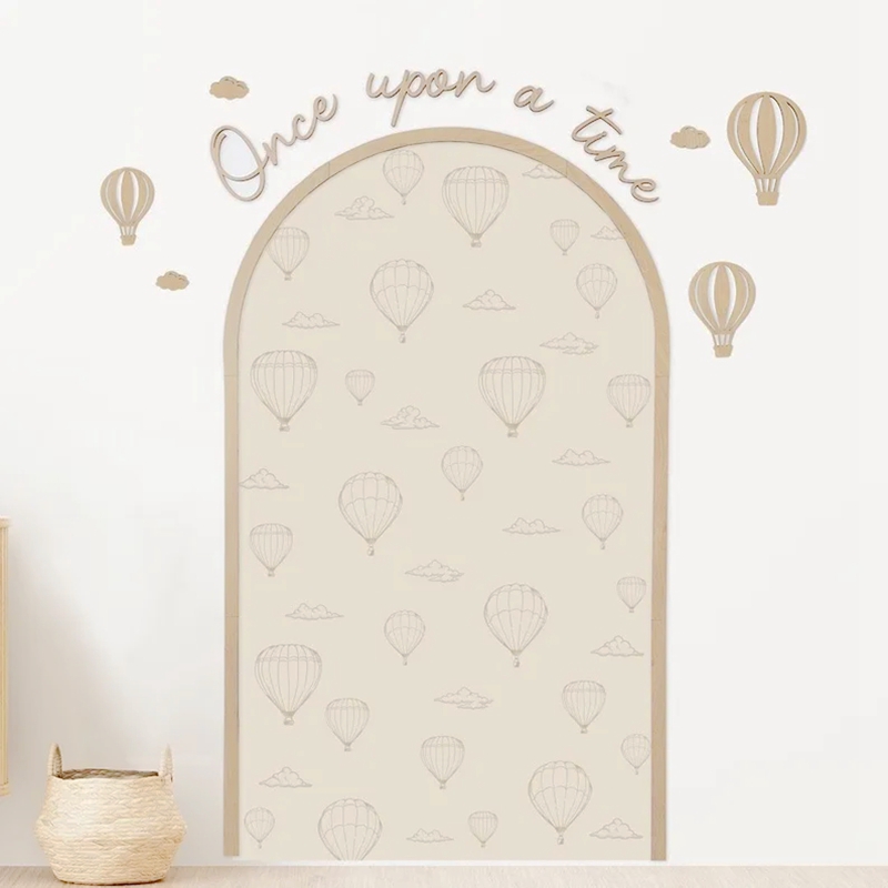 Balloon Arch Kit - Balon Udara Panas Kayu Bingkai Kayu