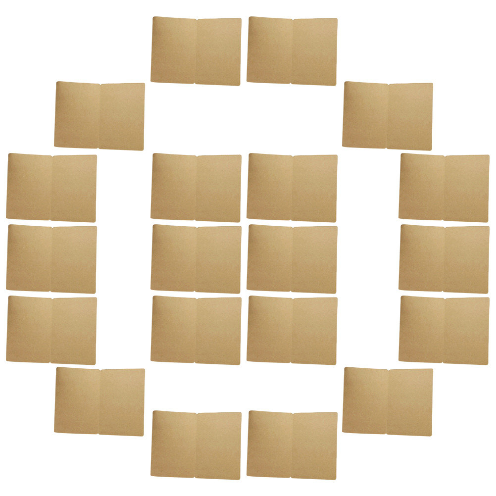 Papercraft Supply Invitation - 20Pcs Kartu Catatan Kosong Bergaya Rustic,
