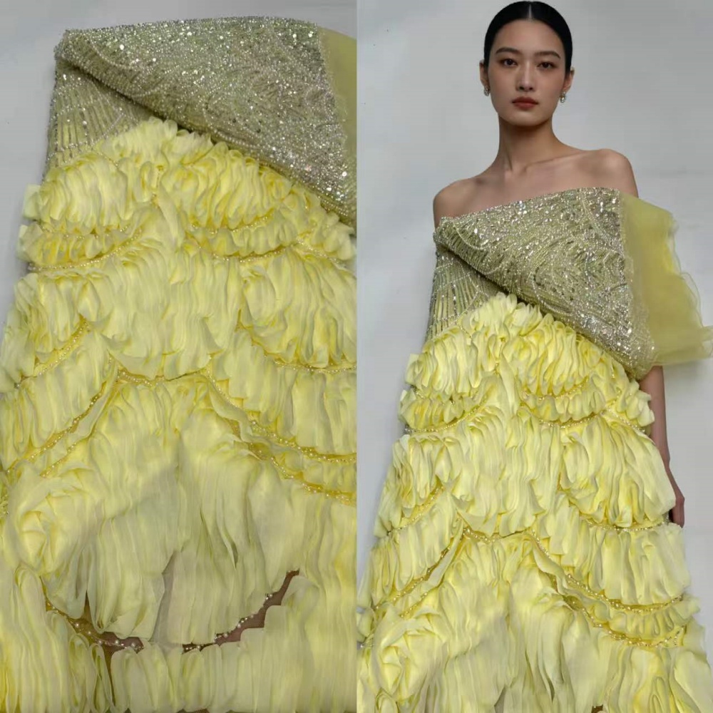 Glitter Tablecloth - Kain Brokat Payet Afrika Mewah Berkualitas