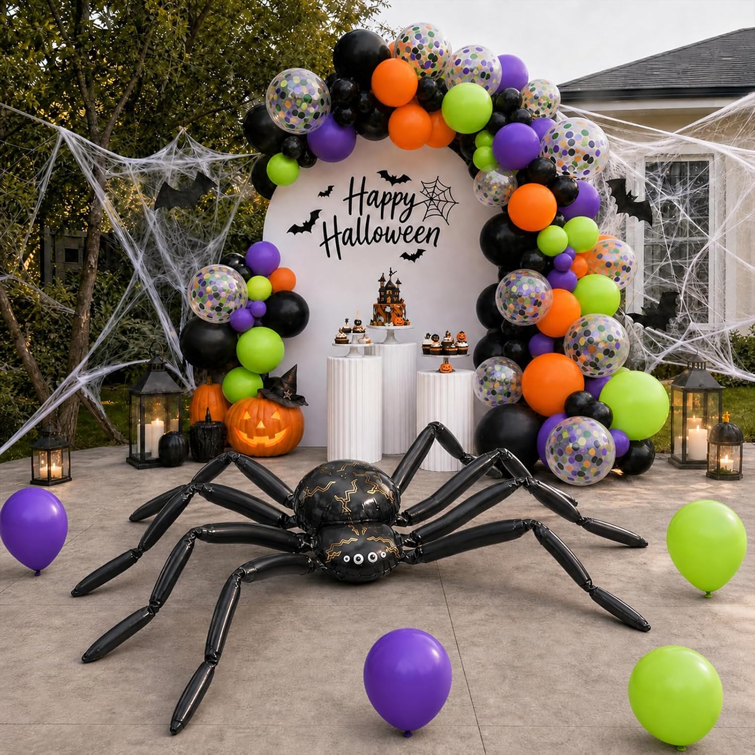 Kit Dekorasi Balon Halloween d - Balloon Arch Kit ulasan dan harga