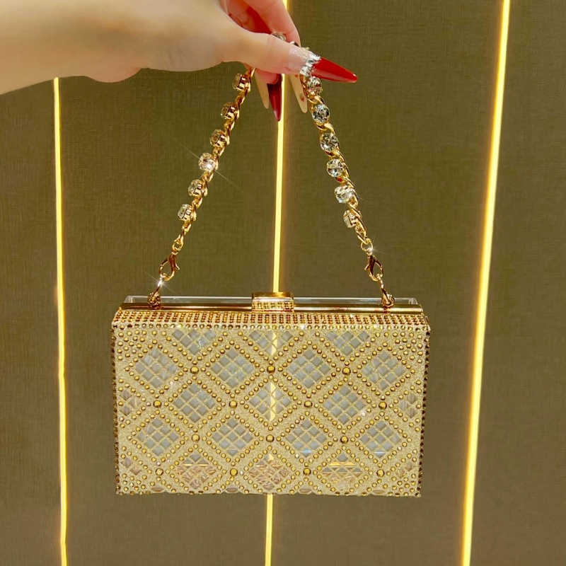Tas Clutch Kotak Keras Berwarn - Event Party Box ulasan dan harga