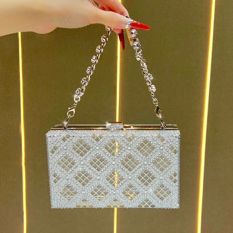 Tas Clutch Kotak Keras Berwarn - Event Party Box ulasan dan harga