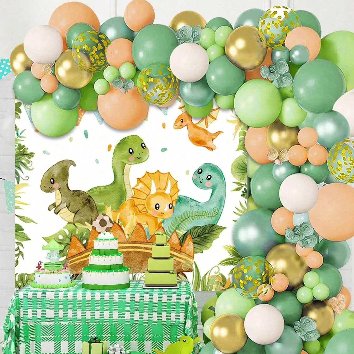 Set Balon Dinosaurus untuk Dek - Balloon Arch Kit ulasan dan harga