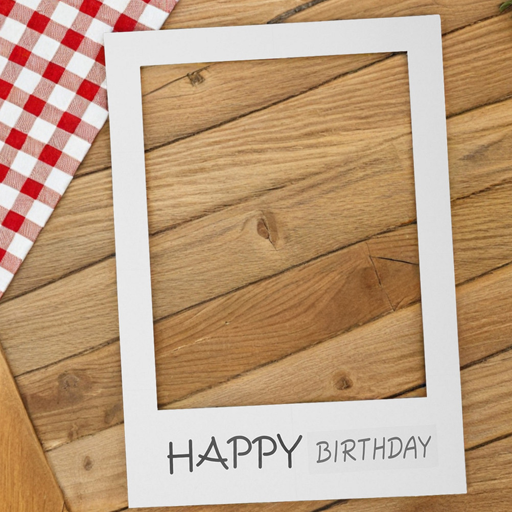 3Pcs Bingkai Foto Ulang Tahun  - Photo Booth Frame ulasan dan harga
