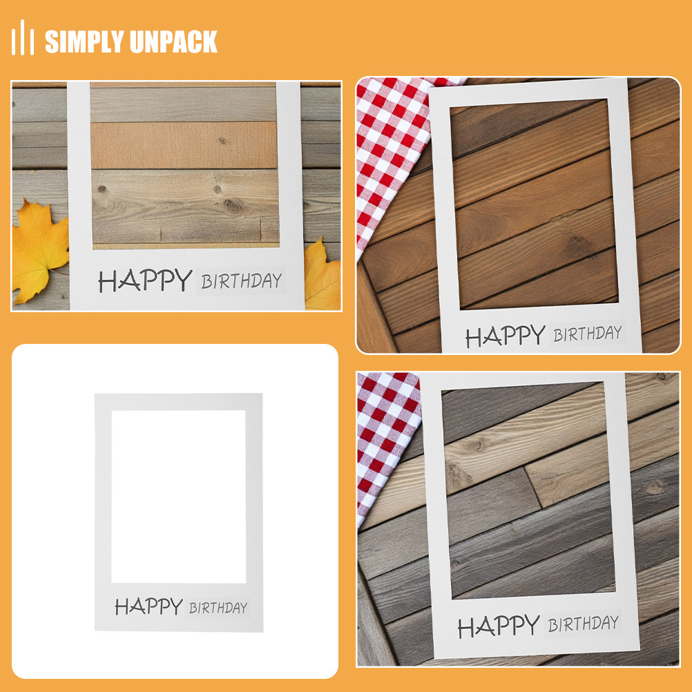 3Pcs Bingkai Foto Ulang Tahun  - Photo Booth Frame ulasan dan harga