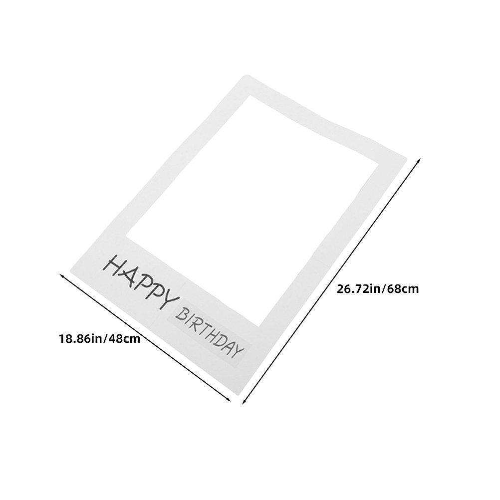 3Pcs Bingkai Foto Ulang Tahun  - Photo Booth Frame ulasan dan harga