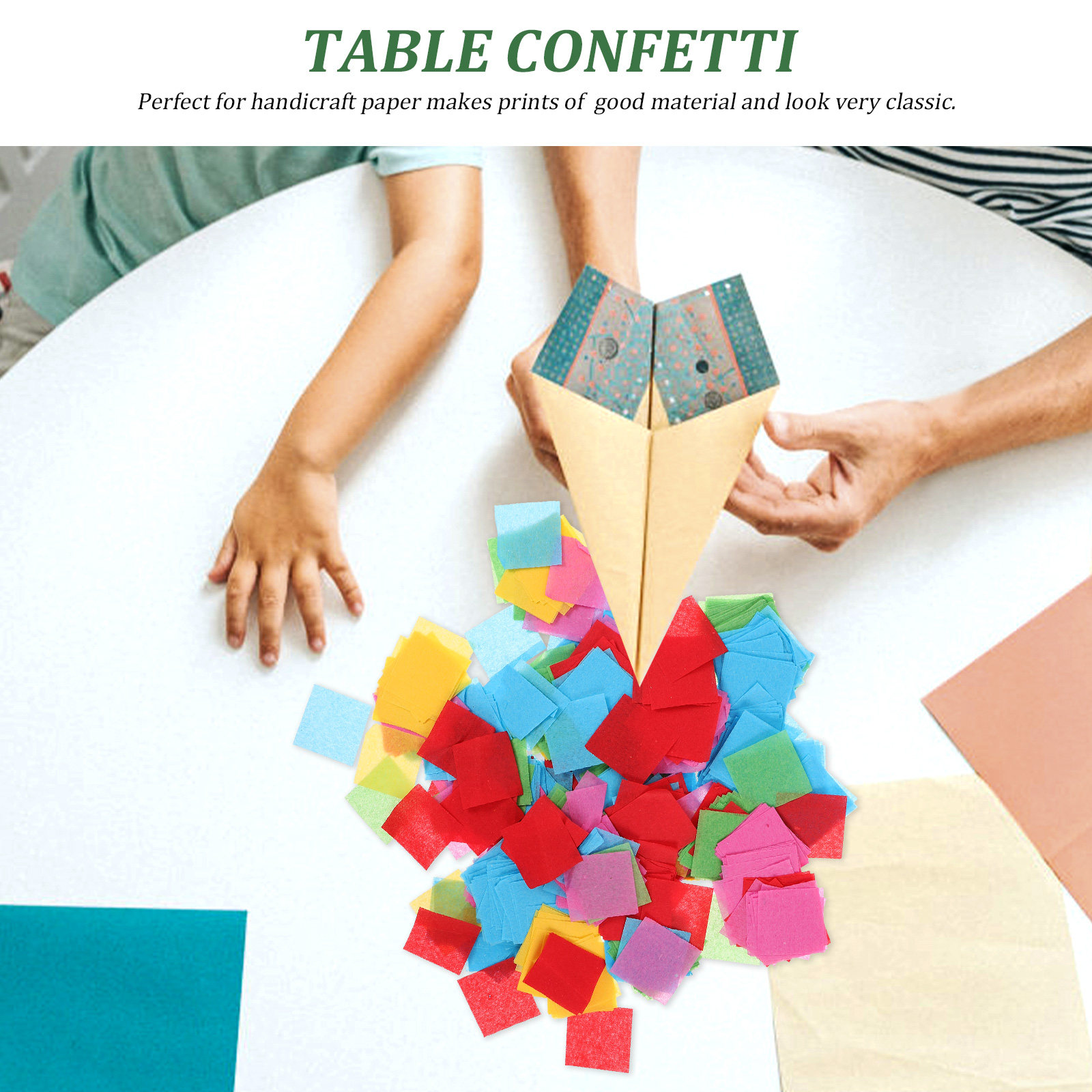 1 Kantong Kertas Tisu Persegi, - Papercraft Supply Confetti ulasan dan harga