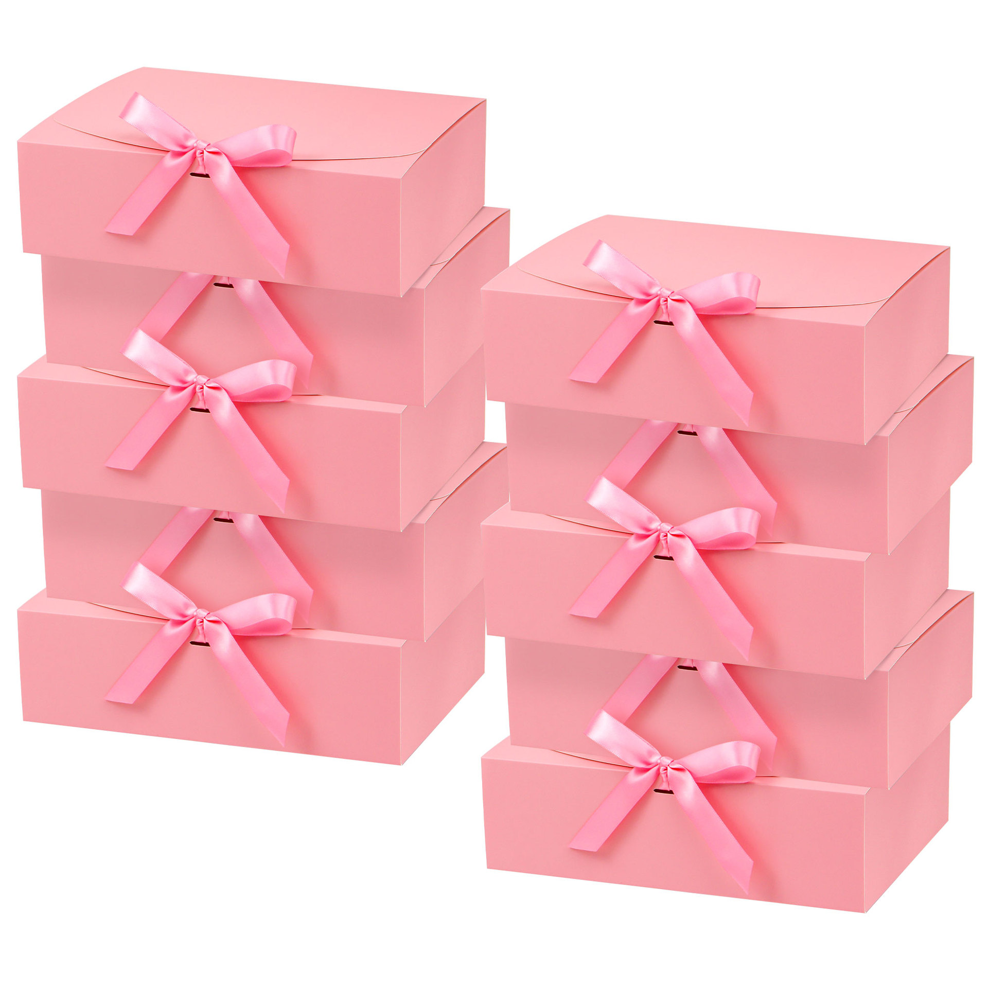 10-Pak Kotak Hadiah Kertas Kra - Papercraft Supply Ribbon ulasan dan harga