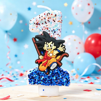 Lilin Kue Bertema Dragon Ball  - Event Z ulasan dan harga